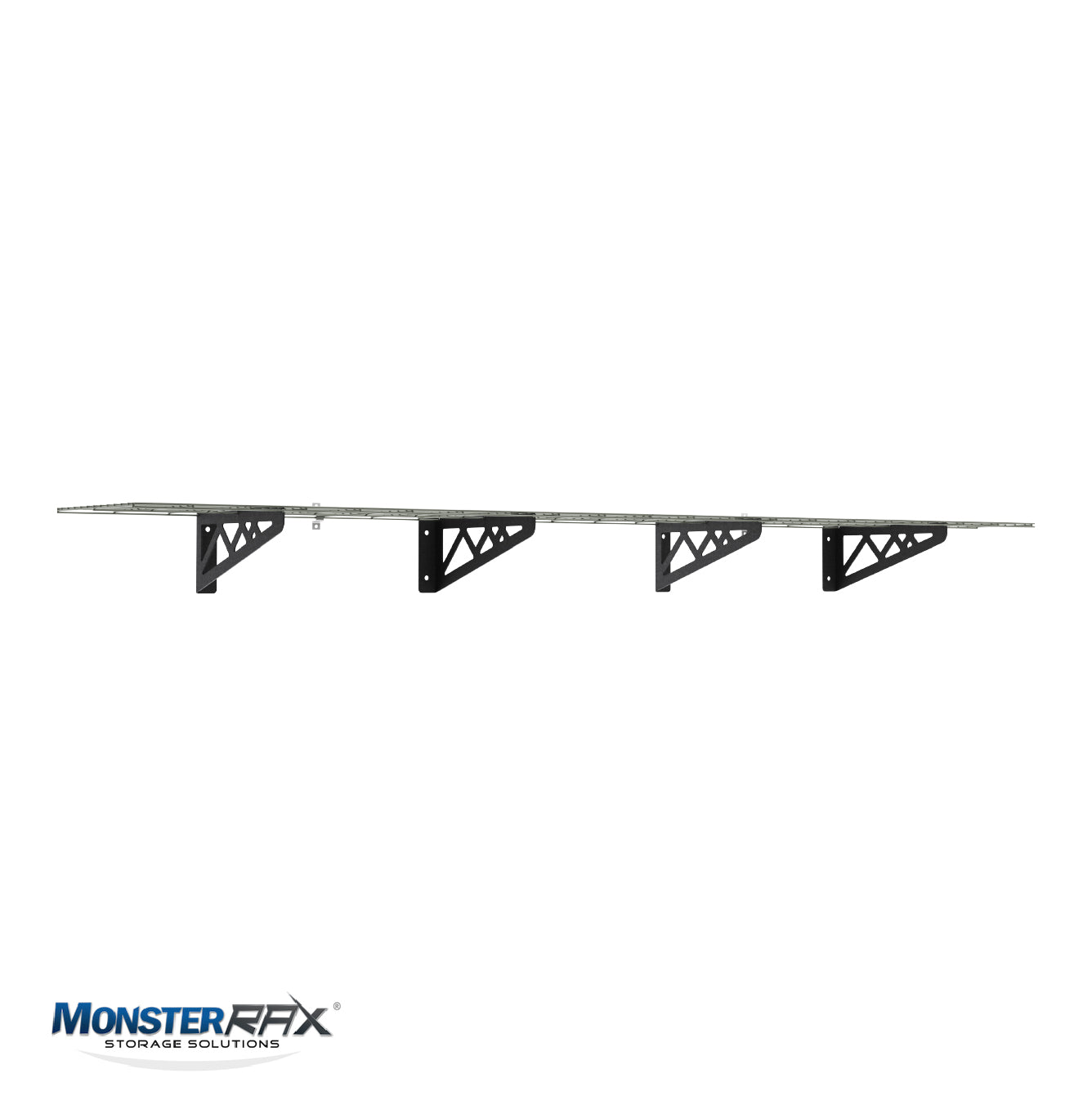 12" x 36" Wall Shelves (Two Pack with Hooks)