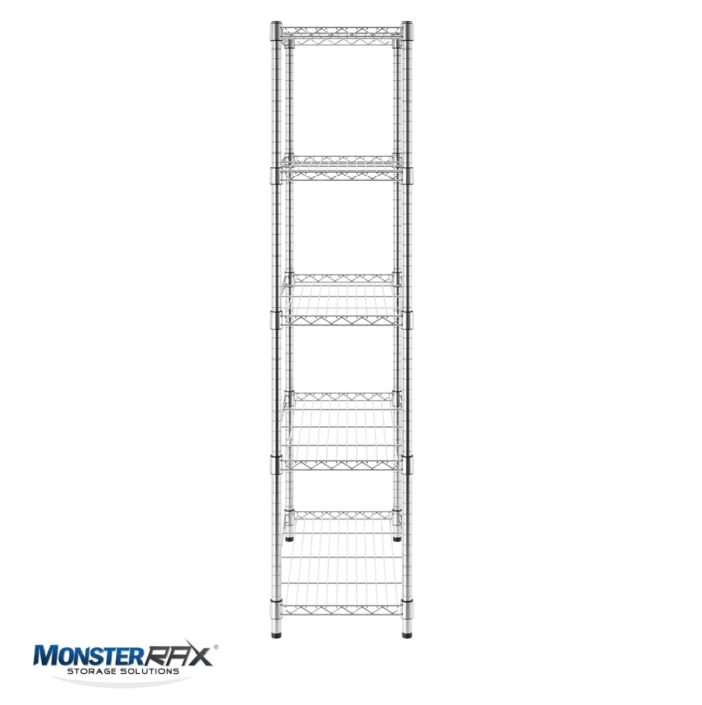 14" x 30" x 60" 5-Tier Wire Shelving