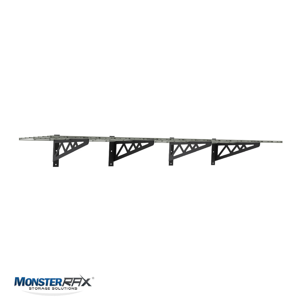 18" x 36" Wall Shelves (Two Pack with Hooks)