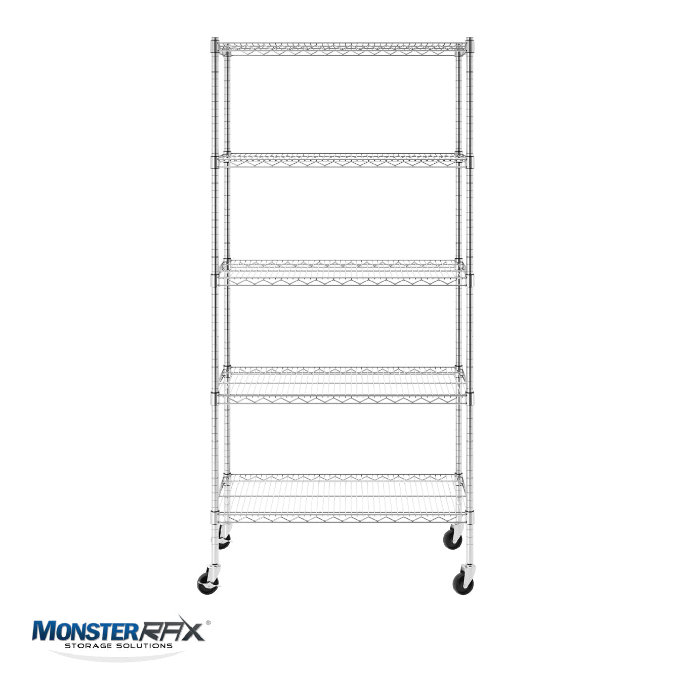 18" x 36" x 72" 5-Tier Wire Shelving