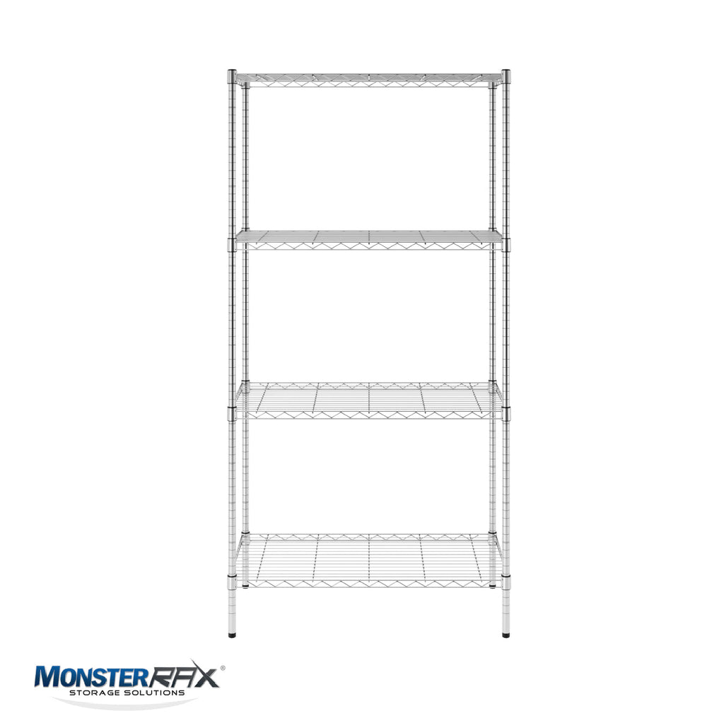 18" x 36" x 72" 4-Tier Wire Shelving