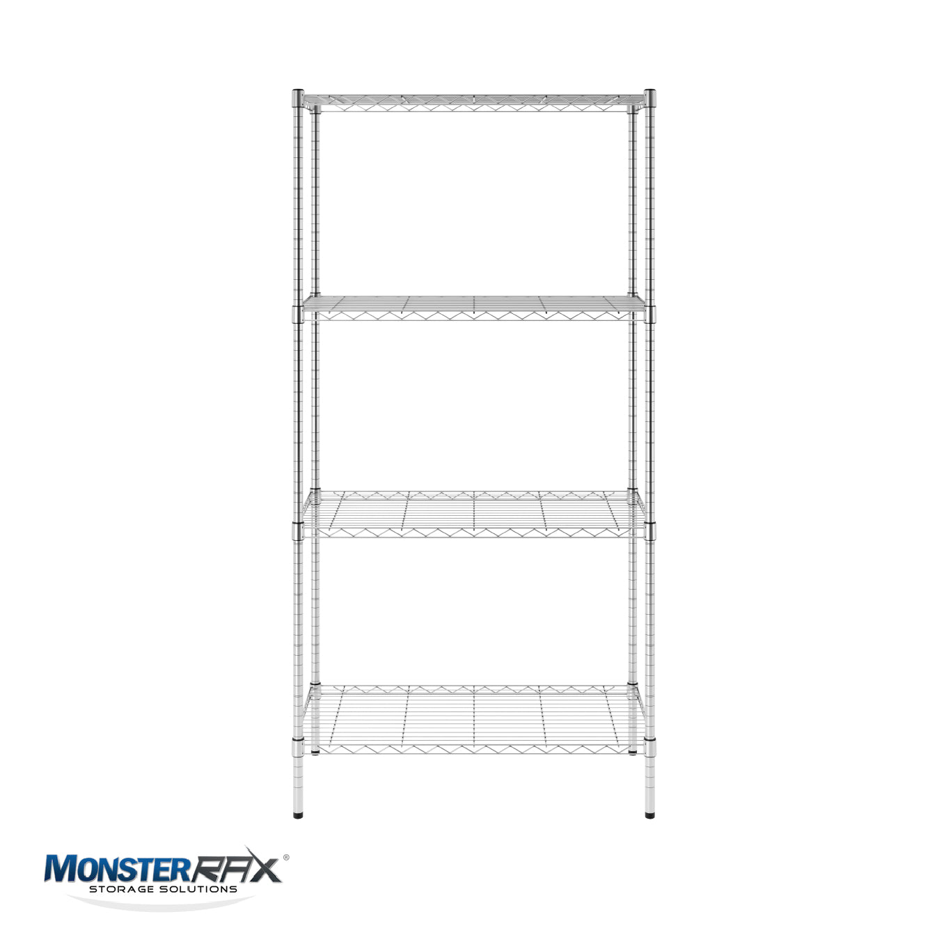 18" x 36" x 72" 4-Tier Wire Shelving
