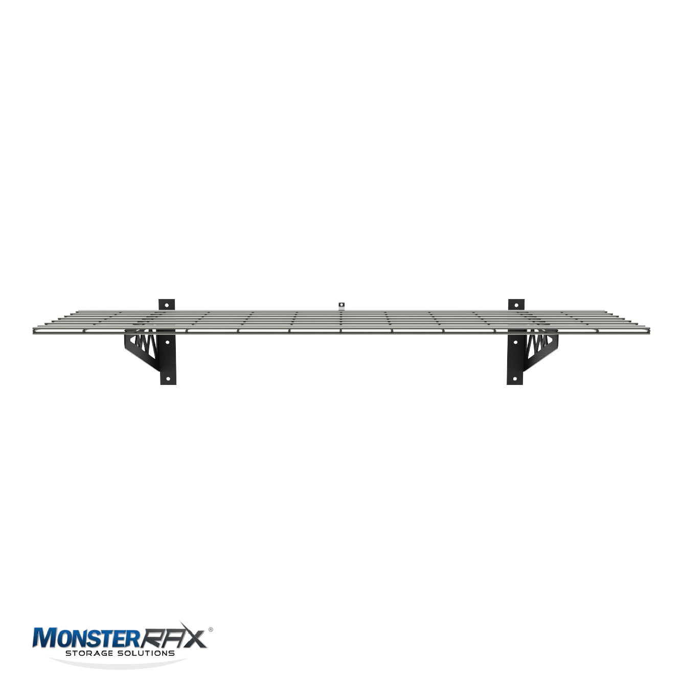 18" x 48" Wall Shelves (Two Pack with Hooks)