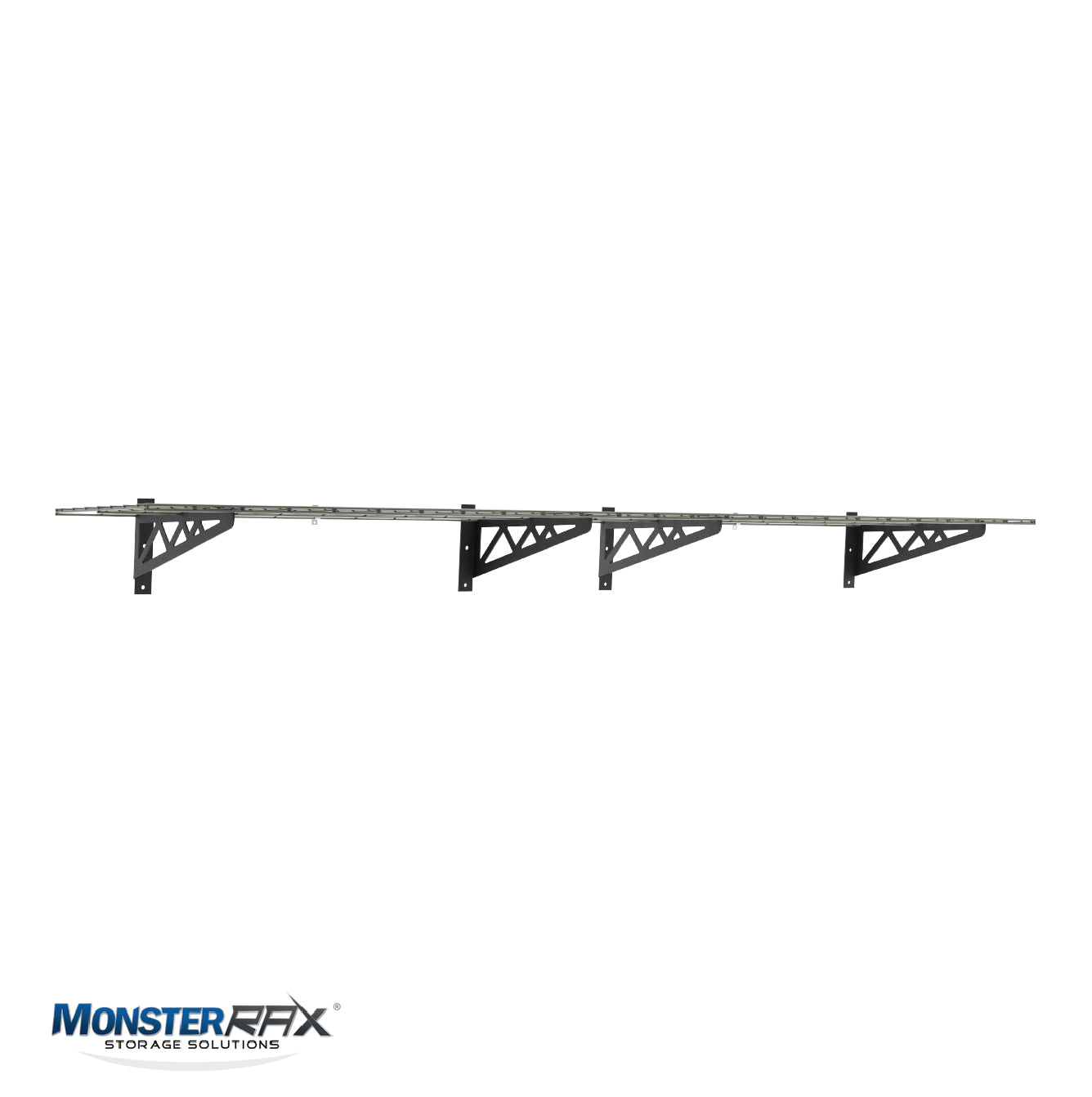 18" x 48" Wall Shelves (Two Pack with Hooks)