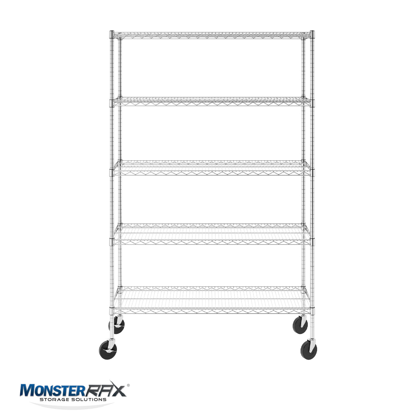 18" x 48" x 72" 5-Tier Wire Shelving