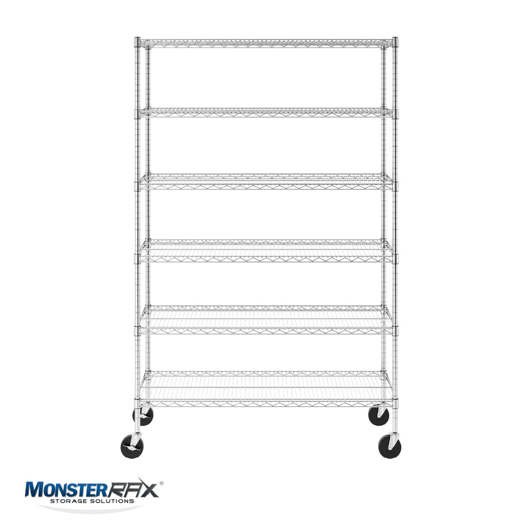 18" x 48" x 72" 6-Tier Wire Shelving