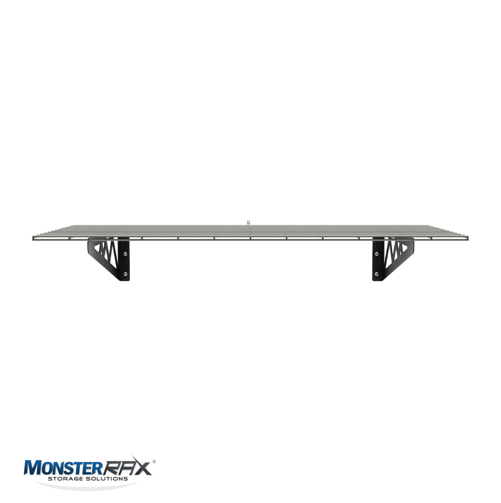 24" x 48" Wall Shelves (Two Pack with Hooks)