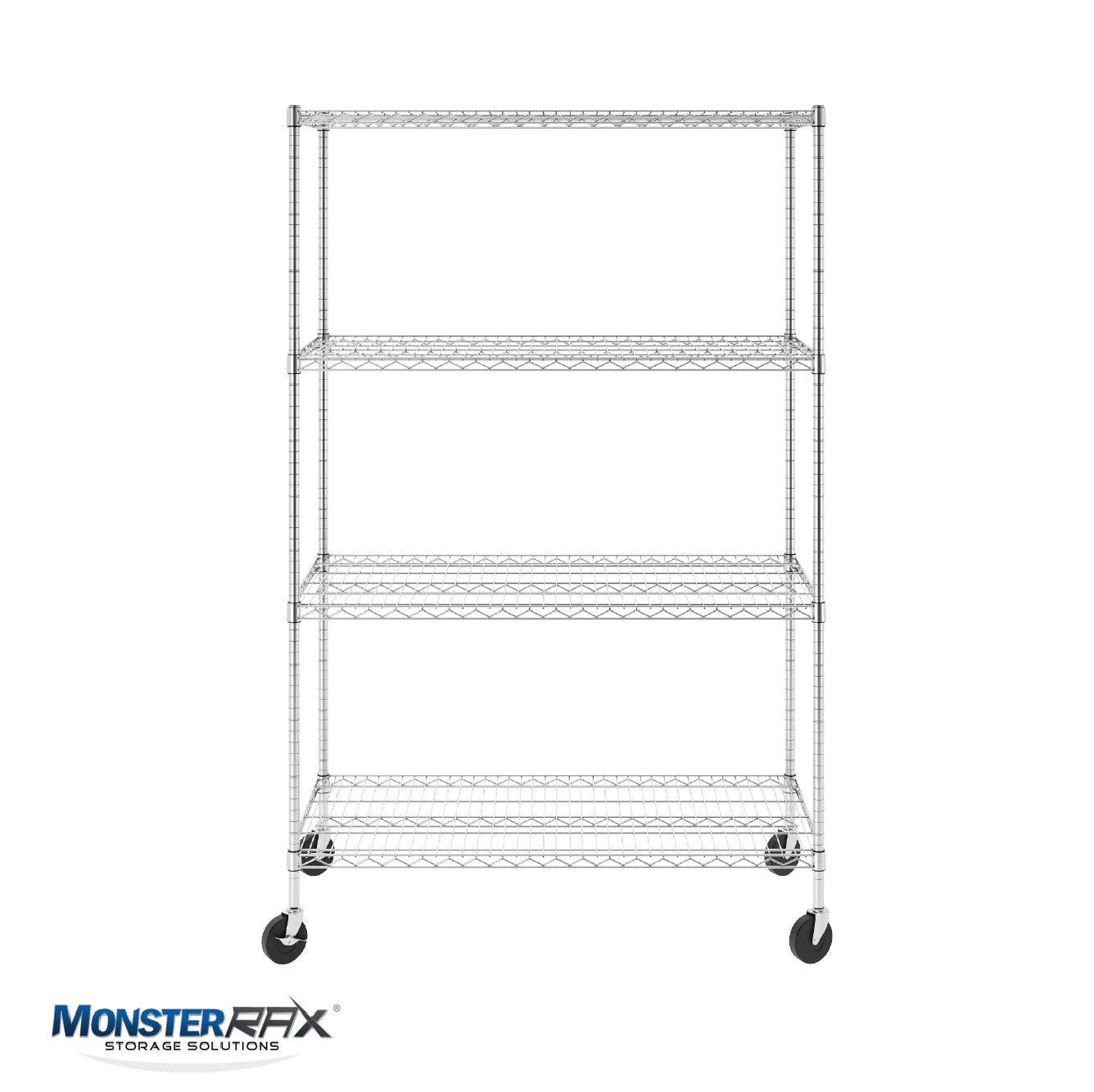 24" x 48" x 72" 4-Tier Wire Shelving