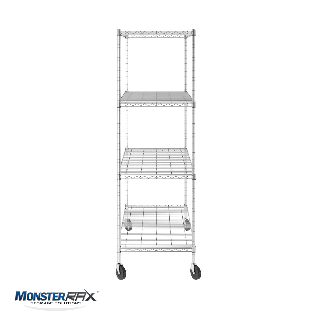 24" x 48" x 72" 4-Tier Wire Shelving