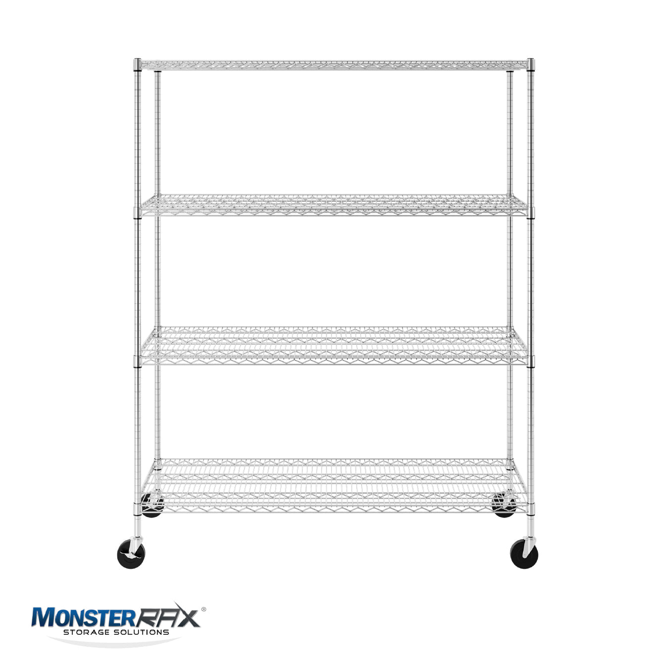 24" x 60" x 72" 4-Tier Wire Shelving