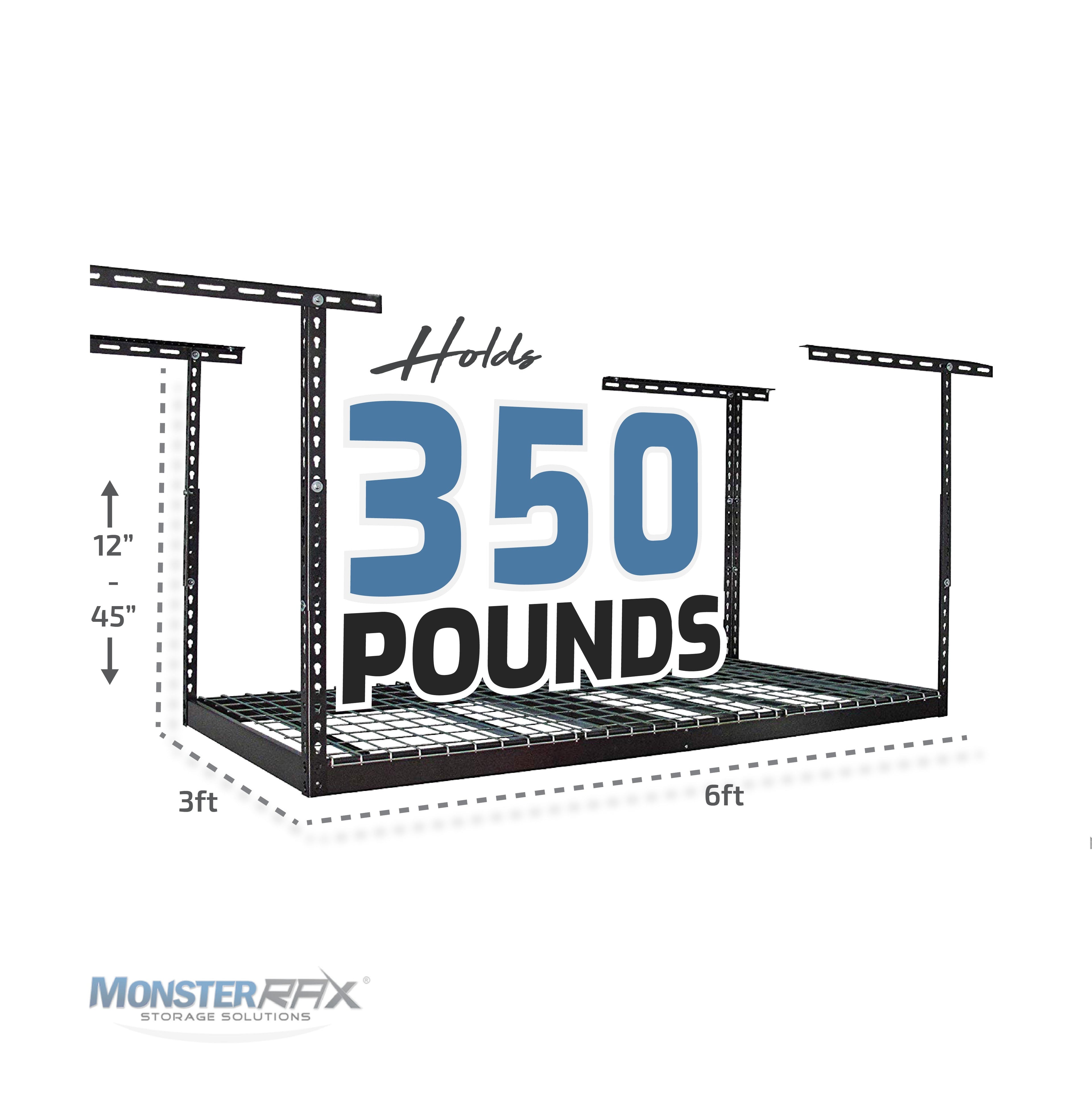 3' x 6' Overhead Garage Storage Rack