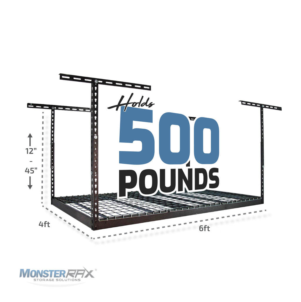 4' x 6' Overhead Garage Storage Rack