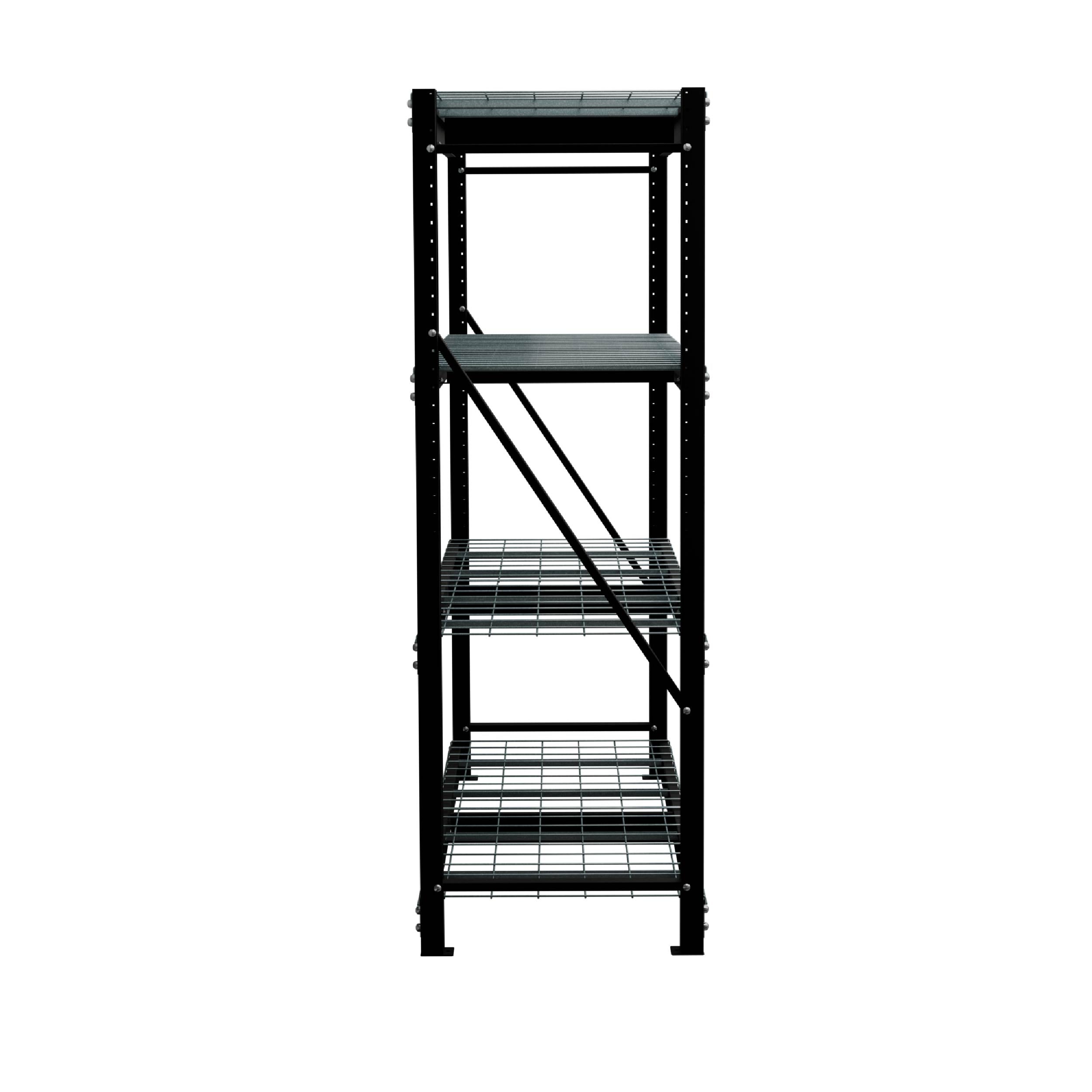 24" x 77" x 72" Industrial Garage Shelving