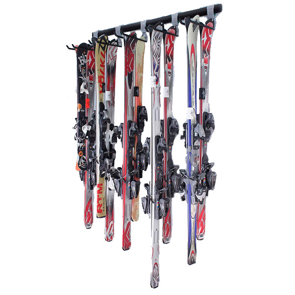 Ski, Snowboard, Surfboard | Wall Storage Rack System Home Garage Rail and Track Hanger